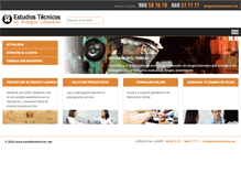 Tablet Screenshot of estudiostecnicos.net